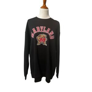 Port Company Maryland Terrapins Crewneck Sweatshirt College 2XL‎
